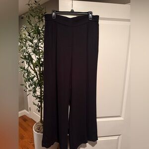 SPANX Crepe Pleated Wide Leg Trousers